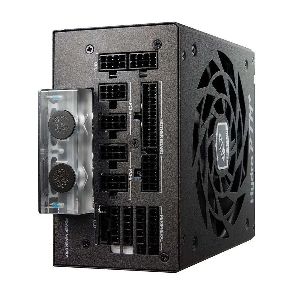 БЖ 850W FSP HYDRO PTM+ HPT850M 80+ Platinum, Рідинне охолодження + 135mm fan, Modular, Retail box - фото 5