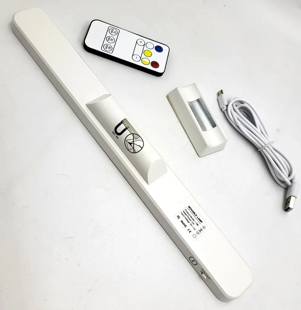 Акумуляторна LED лампа 36W світильник з магнітом USB зарядка ліхтар 32см з пультом 1600mAh - фото 2