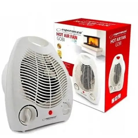 Тепловентилятор Esperanza Gobi EHH001 обігрівач дуйчик 1000 Вт білий - фото 3