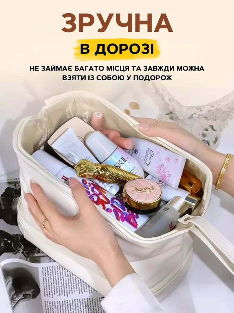 Портативна дорожня косметичка-органайзер - фото 4