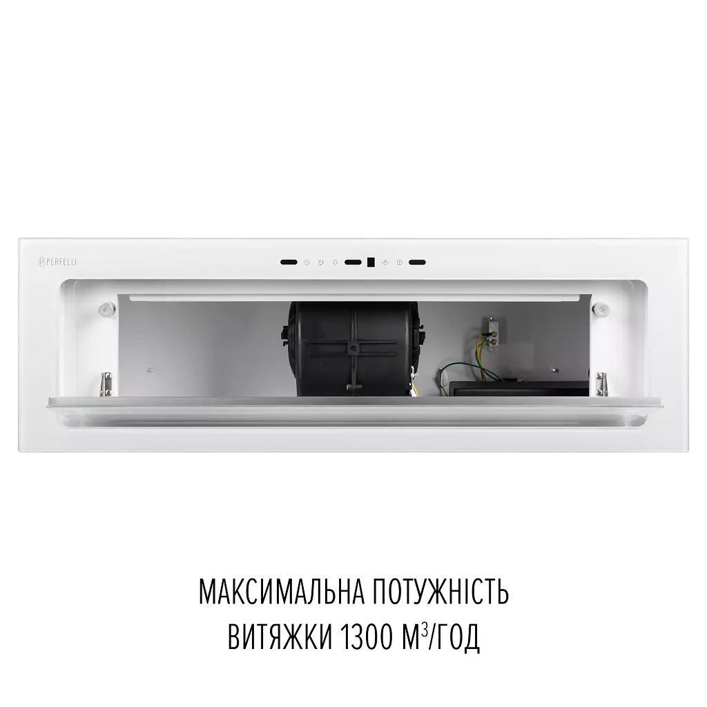 Витяжка повновбудована Perfelli Design Vision 9 Bianco Silenzio - фото 11