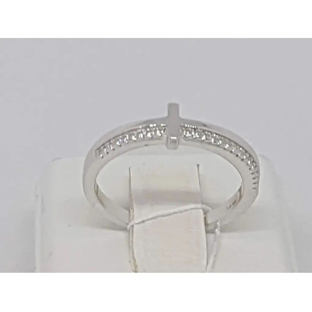 Серебряное кольцо Серебряный рай с фианитами. 1111 088683 17 - фото 3