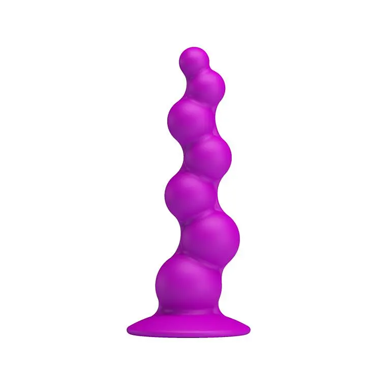 Анальна пробка Pretty Love Sturdy Dongwith 15 см фіолетовий - фото 4