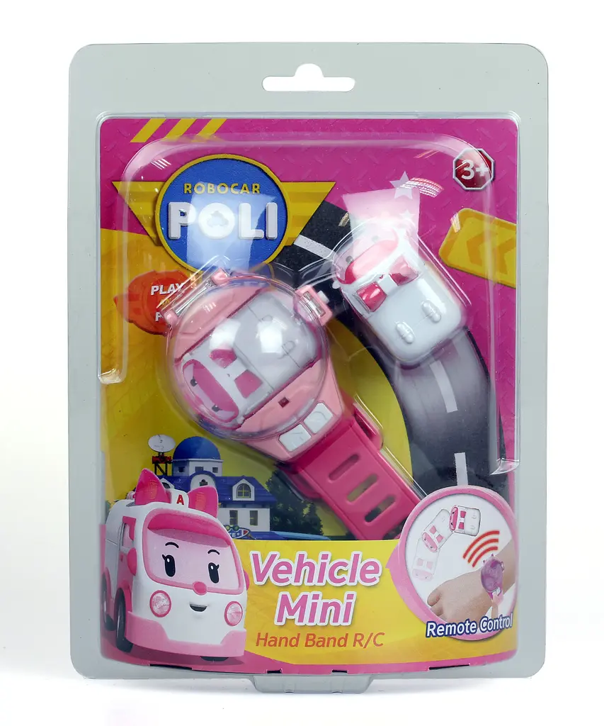 Годинник з міні-машинкою Robocar Poli Ембер на радіокеруванні (83391) - фото 4