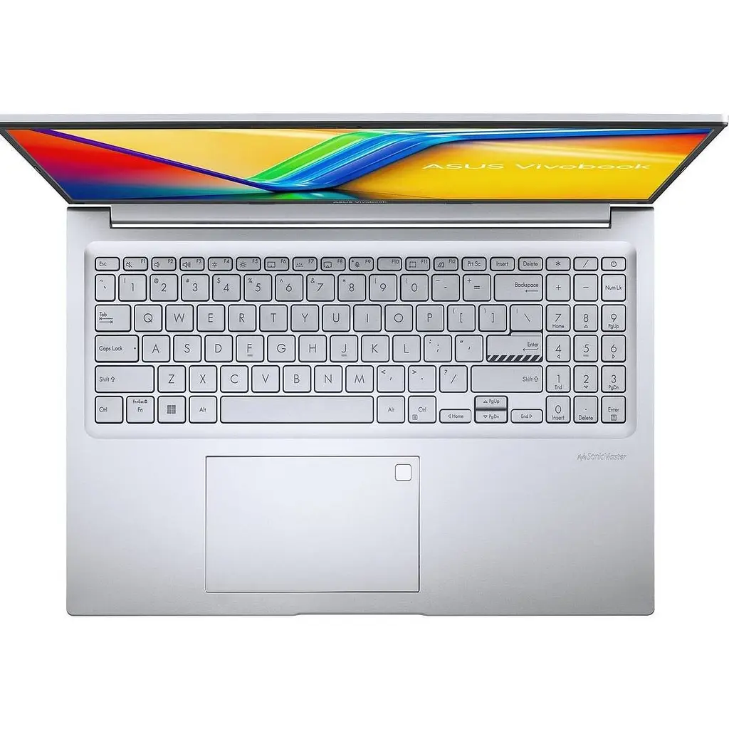 Ноутбук ASUS VivoBook 16 WUXGA 16 дюймів AMD Ryzen 7 7730U 16GB 512GB SSD Windows 11 Home Silver - фото 4