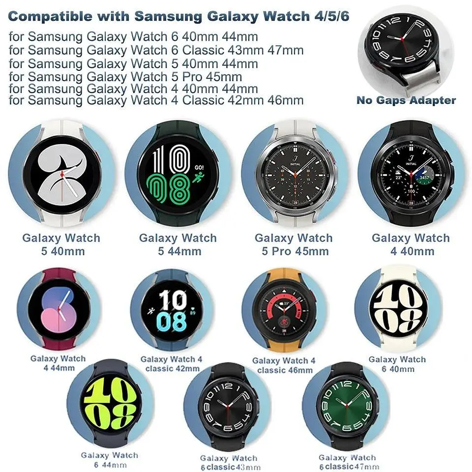 Ремінець для фітнес-браслета Grand Samsung Watch 4 Milanese Loop міланська петля металева - фото 3