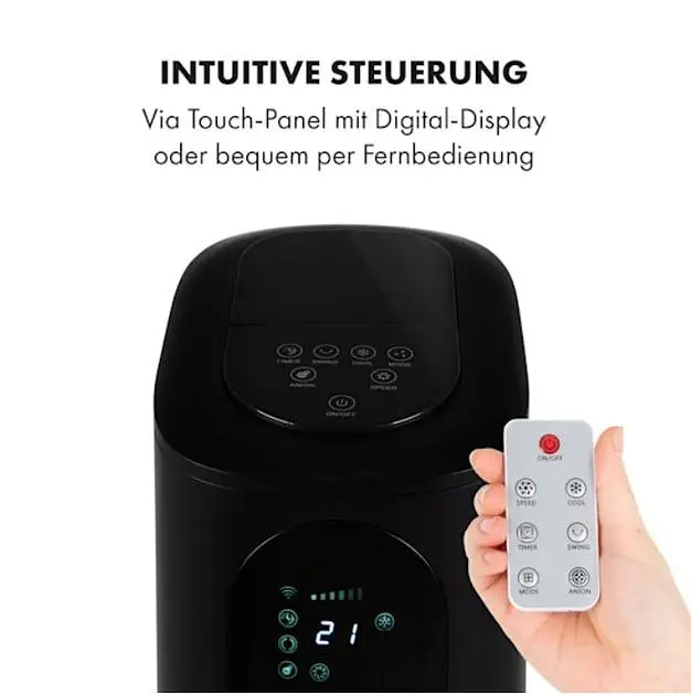 Мобильный кондиционер вентилятор Klarstein Polar Tower Smart (10035831) - фото 2