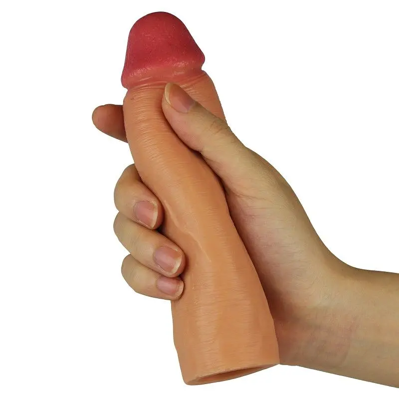Насадка на пеніс Add 1 Silicone Extender, 16.5 см (тілесний) - фото 3