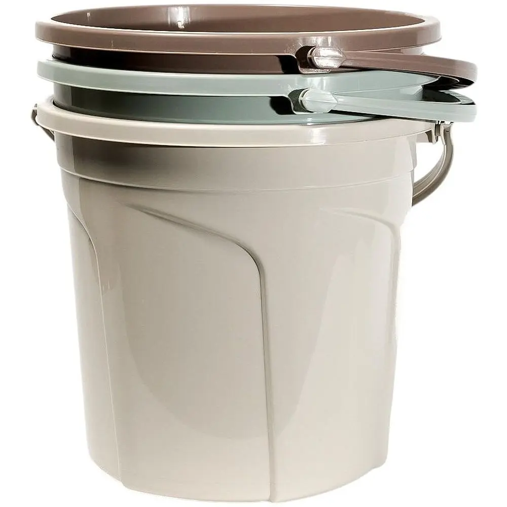 Ведро Stars Plast 15 л серое (94041/сір) - фото 2