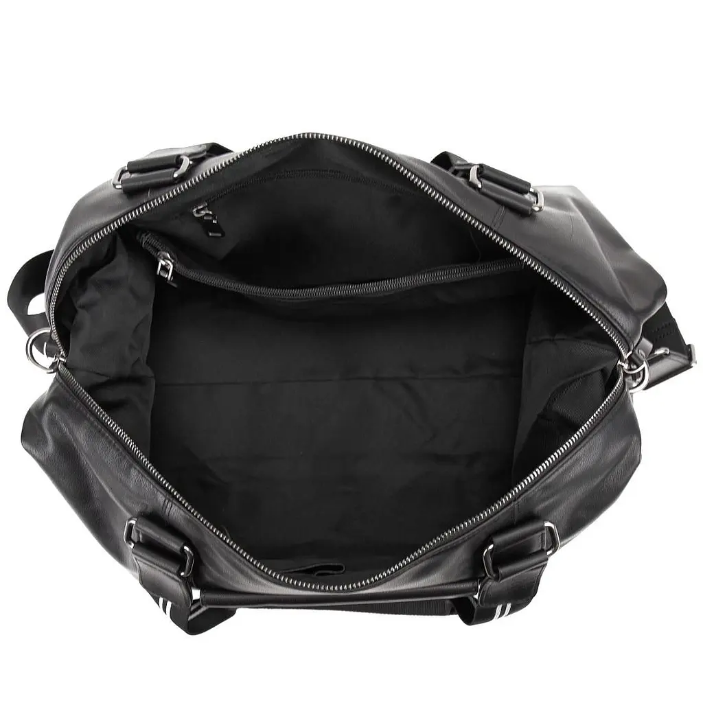 Дорожня шкіряна сумка TIDING BAG A25F-5218A чорна - фото 2