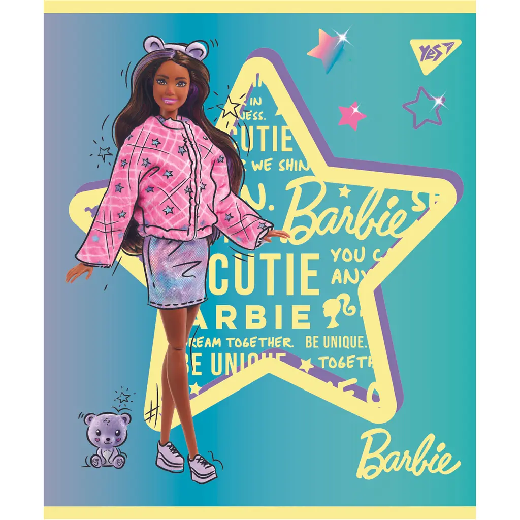 Набор тетрадей Yes Barbie А5 в линейку 18 листов 10 шт. (766825) - фото 5
