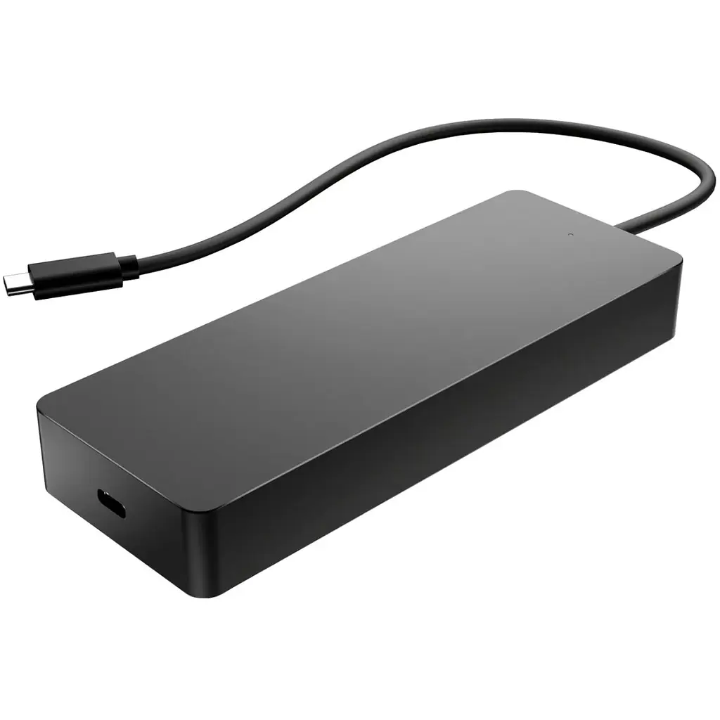 Док-станція USB3.1 Type-C - HDMI/USB 3.0x2/Type-Cx2/DP/RJ45/Ethernet чорна HP (50H55UT) - фото 5