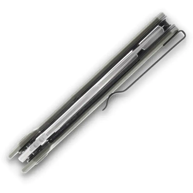 Ніж Hightron Mini Ventura, D2, G10, зелений, сталевий stonewash клинок (HK05GRNS) - фото 8