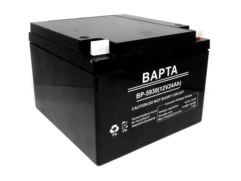 Акумуляторна батарея 12В 24Ач гелевий акумулятор 176х166х125мм AGM 12v 24A BAPTA BP-5930