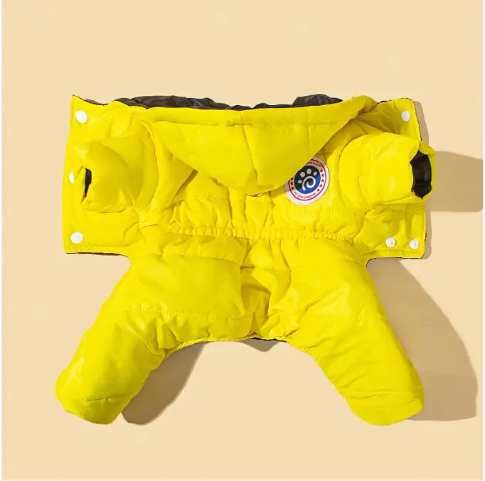 Комбінезон для собак та котів EcoToys Yellow XXL жовтий A: 38 см B: 47 см C: 37 см 6992 - фото 7