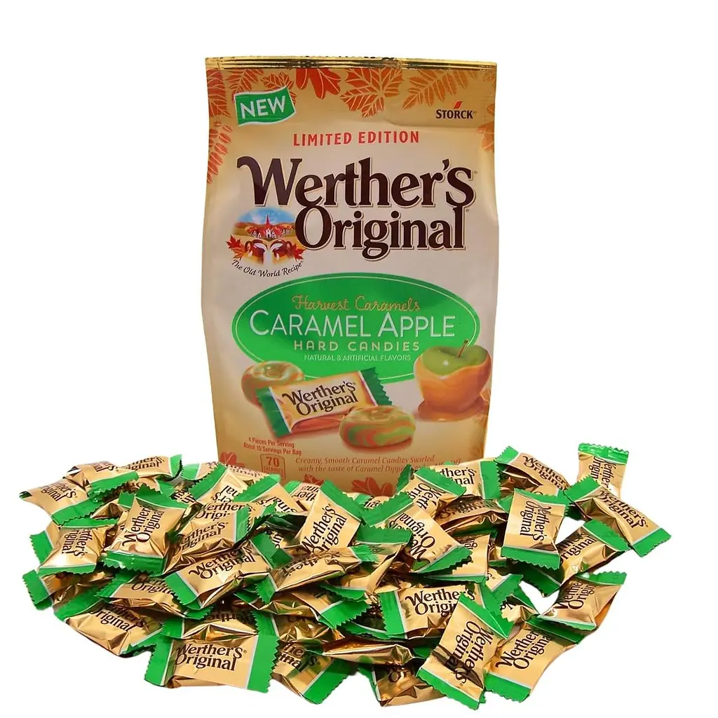 Льодяники Werther's Original Caramel Apple Limited Edition 243г - фото 5