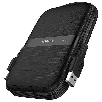Жорсткий диск Silicon Power Armor A60 1 TB Black (SP010TBPHDA60S3A) - фото 2