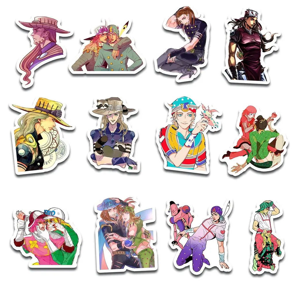 Стікерпак GeekLand JoJo Steel Ball Run 45 штук (SP JJ 02) - фото 4