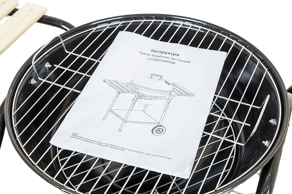 Грилі вугільні барбекю мангал з кришкою BBQ Levistella LV20014497F - фото 4