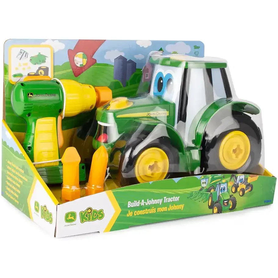 Конструктор John Deere Kids Собери трактор с шуруповертом (46655) - фото 3