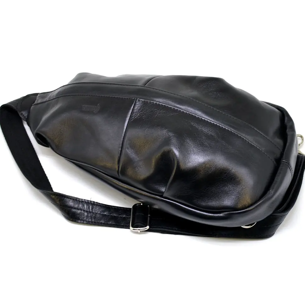 Шкіряна сумка-слінг Tarwa 26х45х6 см sum0025595 - фото 6