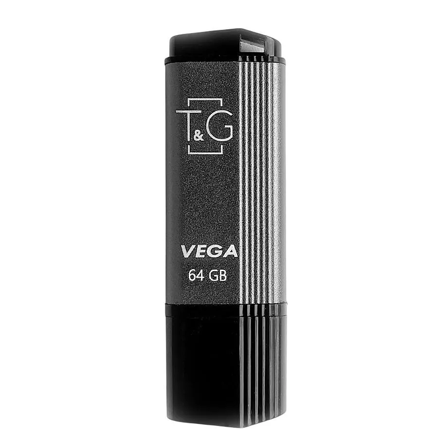 Флеш-накопичувач USB 64GB T&G 121 Vega Series Grey (TG121-64GBGY) - фото 2