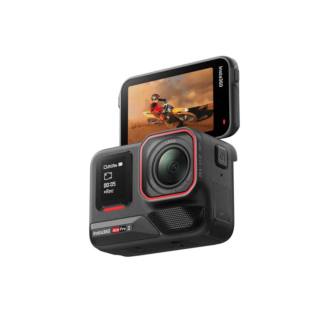 Екшн-камера Insta360 Ace Pro 2 Dual Battery Bundle (Black) (6977644760888) - фото 6