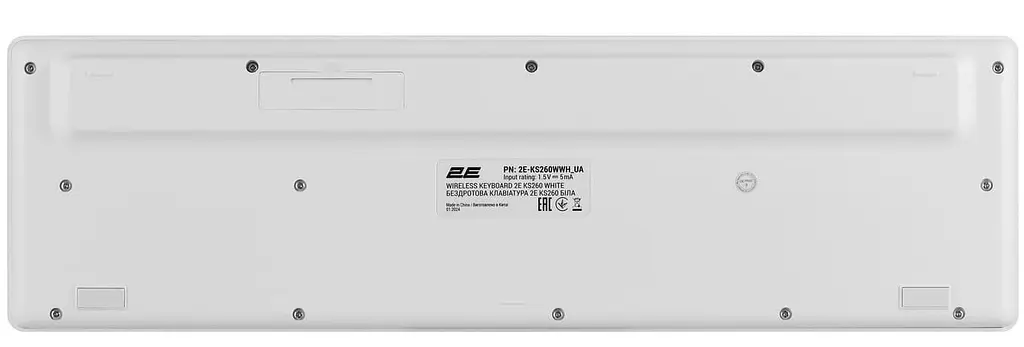 Клавиатура 2E KS260 Wireless (2E-KS260WWH) White (2E-KS260WWH_UA) - фото 3