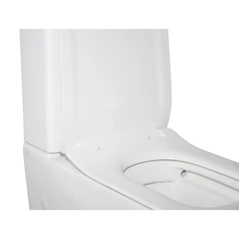 Унитаз-компакт Qtap Crow безободковый с сиденьем Soft Close QT05222170W, Белый - фото 5