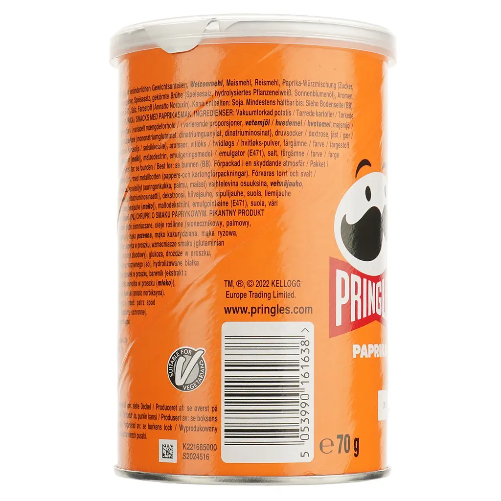 Чипсы Pringles паприка 70 г - фото 2