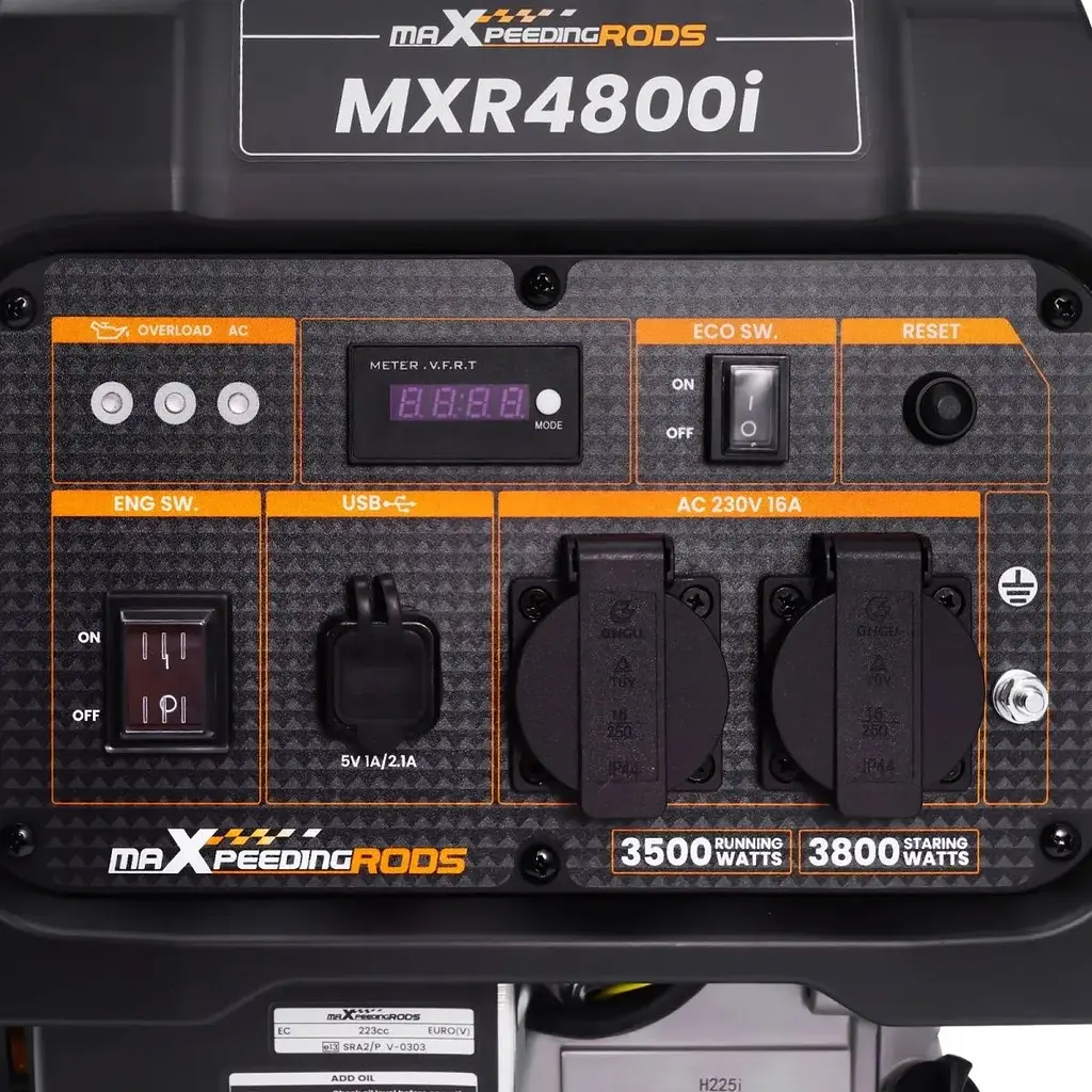 Інверторний бензиновий генератор MaXpeedingRODS MXR4800i 3.5/3.8 кВт [177982] - фото 7