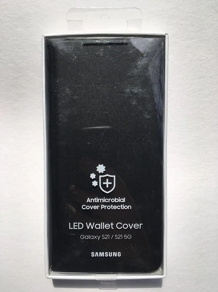 Чохол-книжка Official LED Wallet View Cover EF-NG991PBEGRU для Samsung Galaxy S21 (6.2") Чорний - фото 8