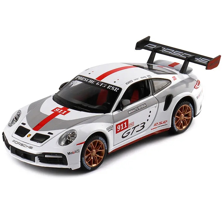 Модель автомобіля Porsche 911 GT3 RSR 1:32 металева - фото 2