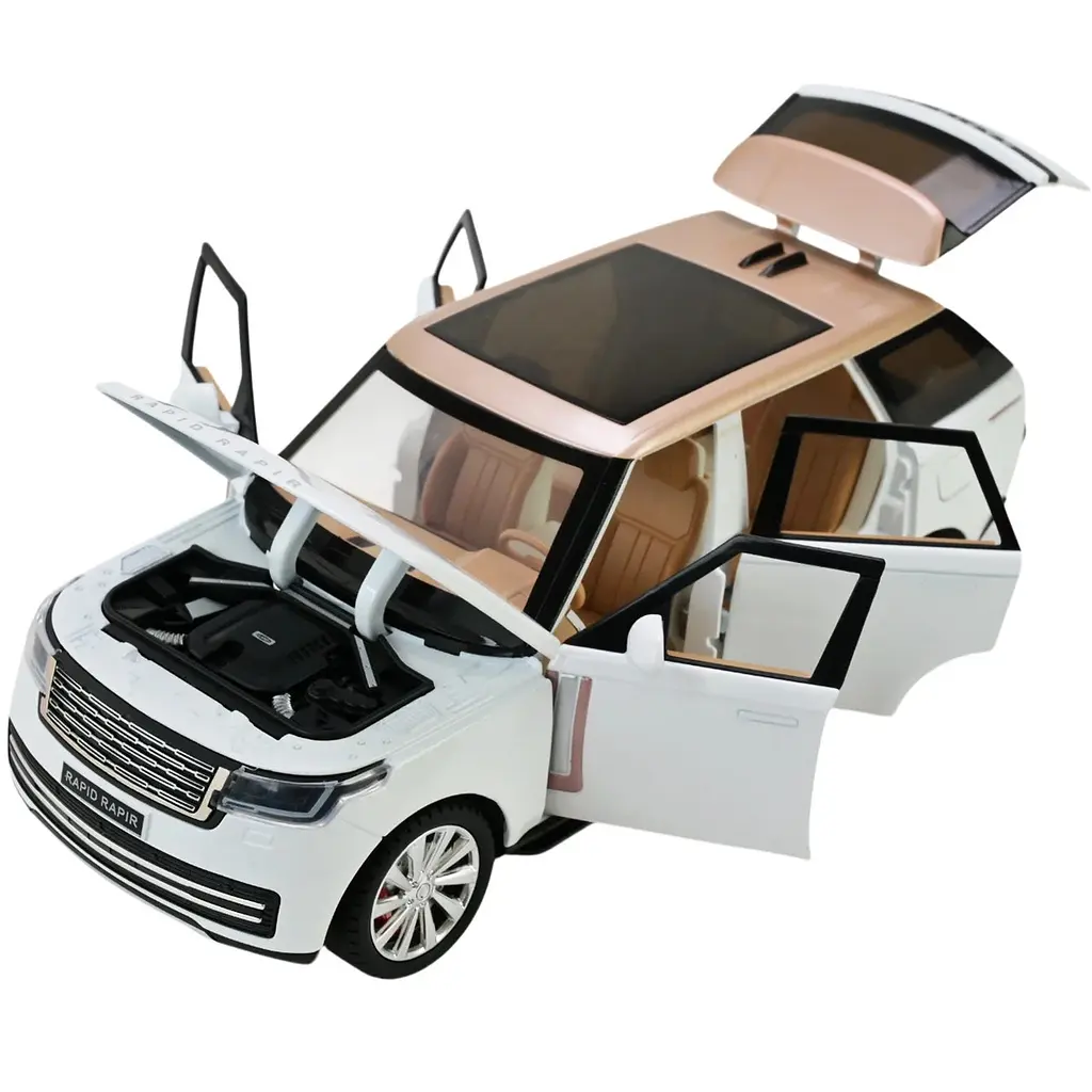 Колекційна металева модель автомобіля АвтоЕксперт Range Rover L460 із зарядною станцією, інерцією, світлом та звуком 1:24 - фото 4