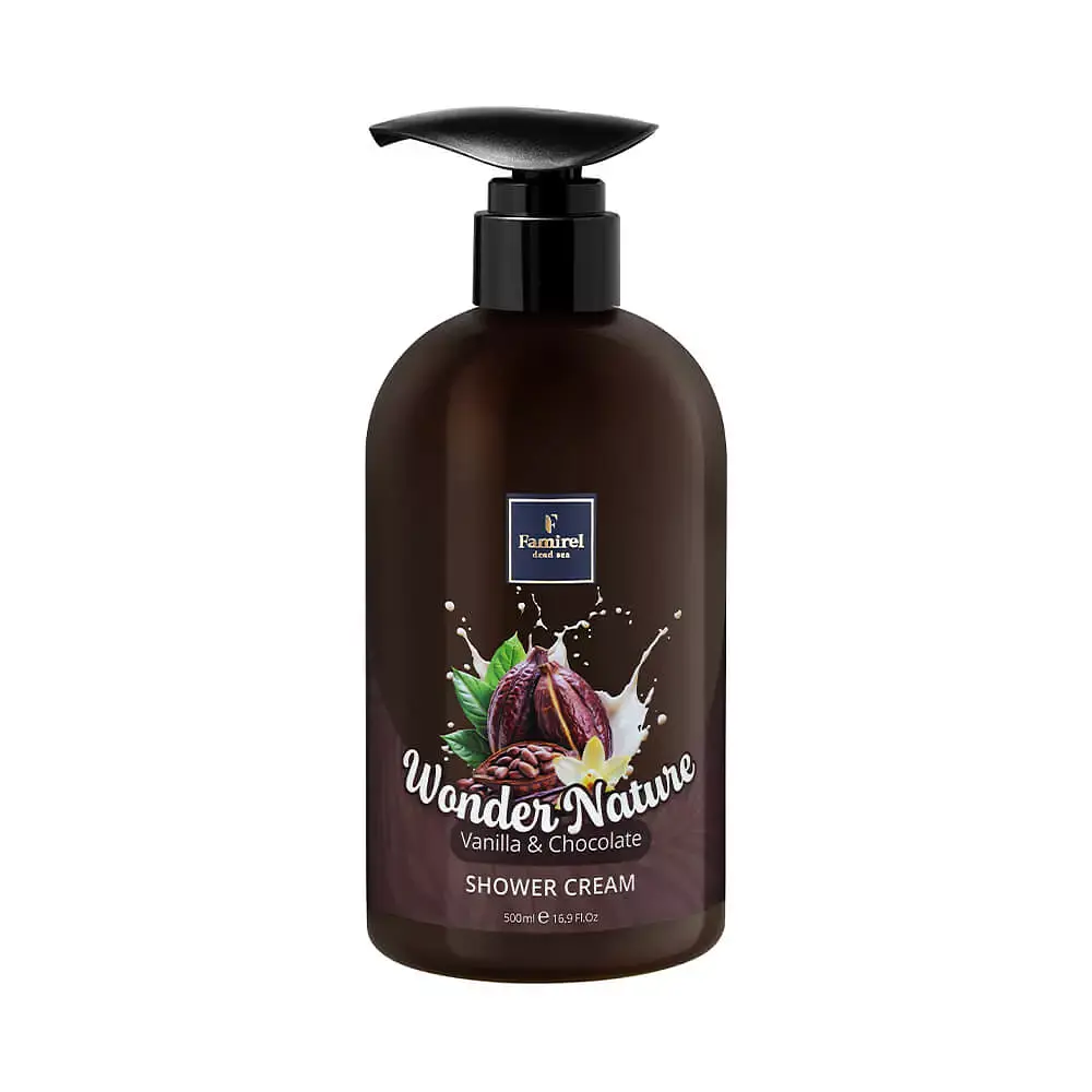Крем - гель для душу Famirel Wonder Nature Vanilla & Chocolate Ваніль і Шоколад, 500 мл
