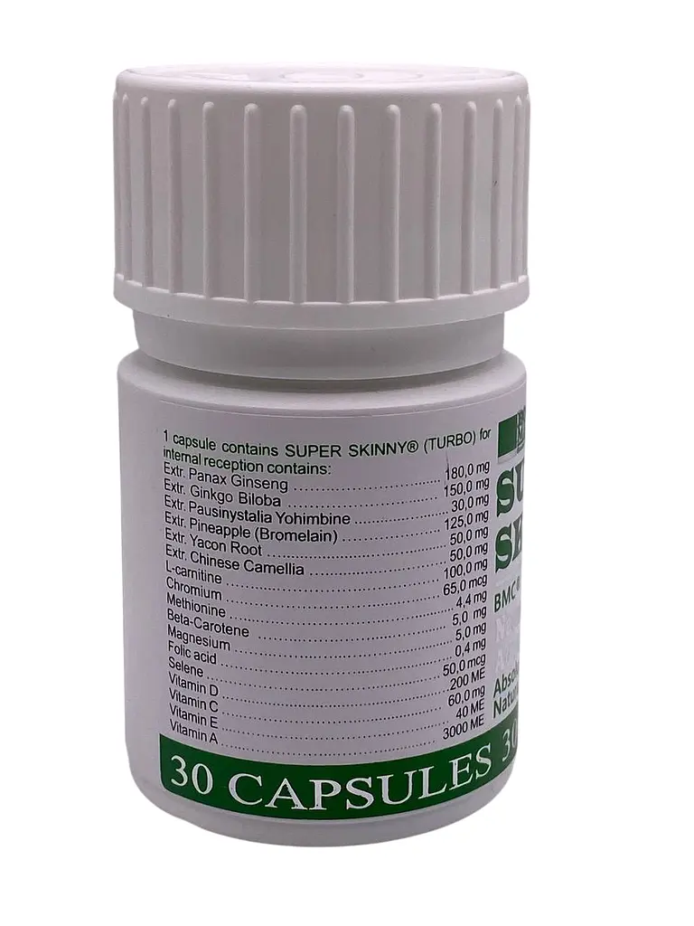 Капсули Boston Medical Center Super Skinny Turbo Супер Скінні Турбо 30 капсул - фото 8