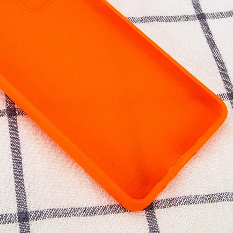 Силиконовый чехол Candy Full Camera для Xiaomi Poco X5 5G / Note 12 5G Оранжевый / Orange - фото 3