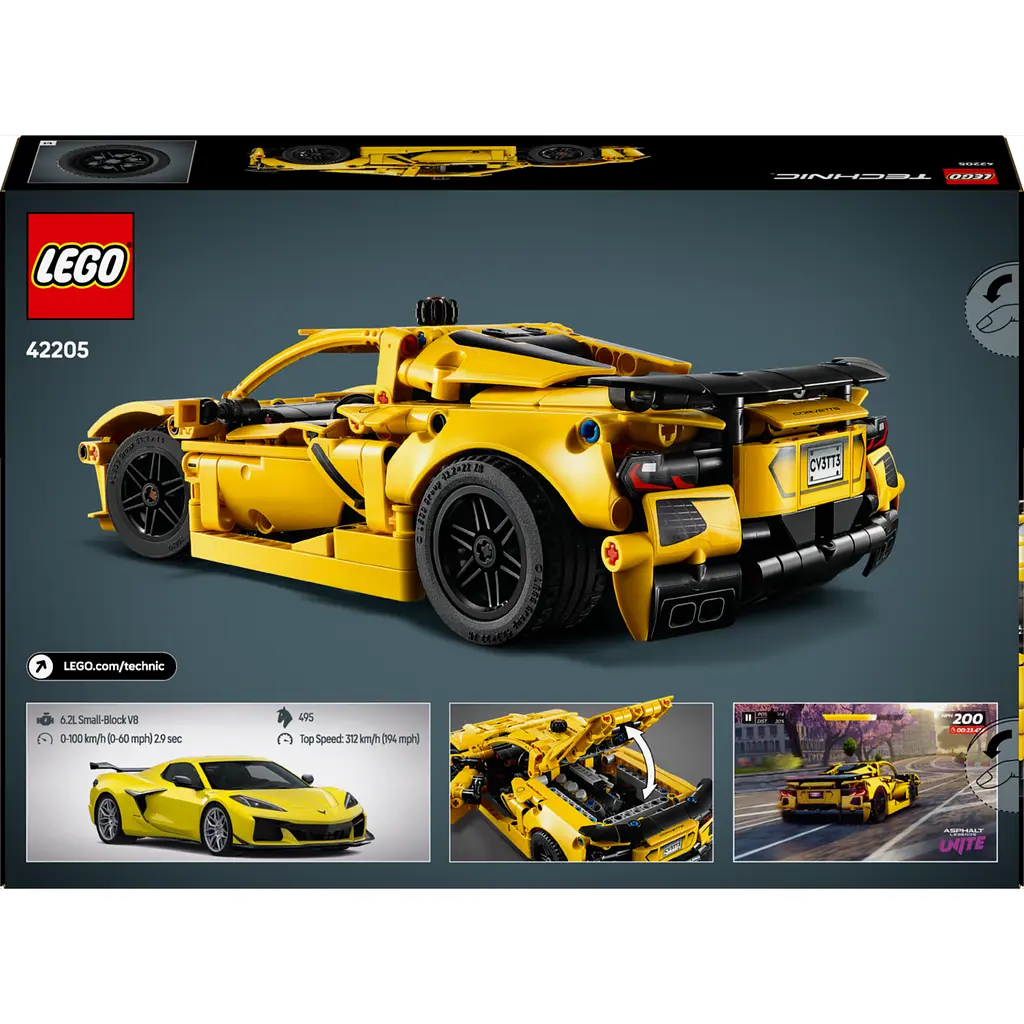Конструктор LEGO Technic Chevrolet Corvette Stingray 732 деталі (42205) - фото 16
