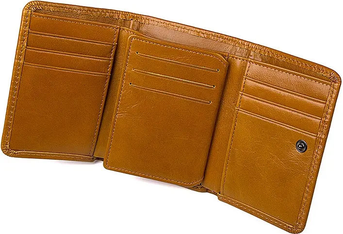 Женский кожаный кошелек Vintage 11х8.5 см acs0015720 - фото 6
