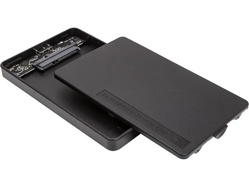 Кишеня для накопичувача PowerPlant HDD 2.5 SATA to USB 3.0 Black (HC380213) - фото 4