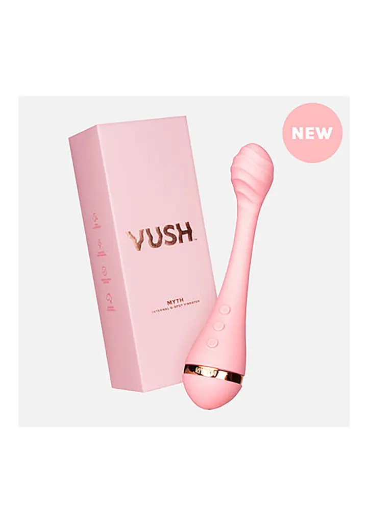 Вібратор Vush Myth для точки G, 21 см (рожевий) - фото 4