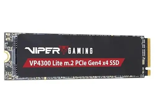 Твердотільний накопичувач SSD 1Tb, Viper VP4300 Lite, PCI-E 4.0 x4, M.2 2280, 3D TLC, 7400/6400 МБ/с Patriot teh0019725 - фото 2