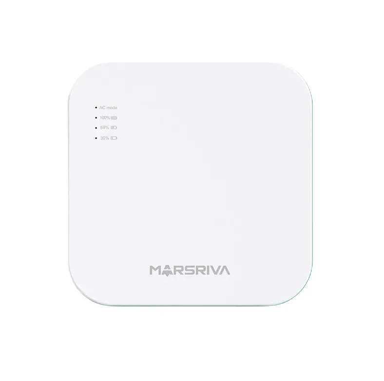 ДБЖ для роутера Marsriva KP4 Max 20000mAh 18W Mini UPS DC 5/9/12V USB-A USB-C, білий - фото 2