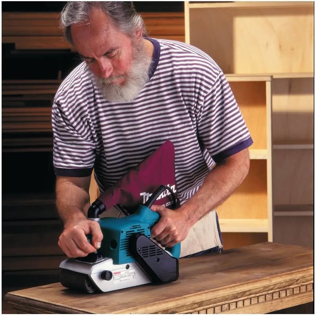 Шліфмашина стрічкова Makita 9403 (1200 Вт, 100 х 610 мм, 500 м/хв) - фото 8