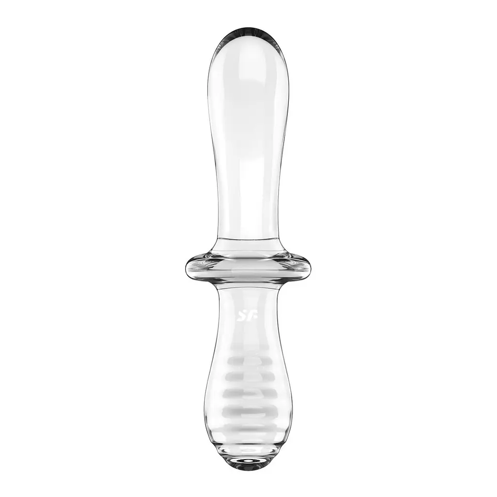 Ділдо Satisfyer Double Crystal (Transparent) - фото 2