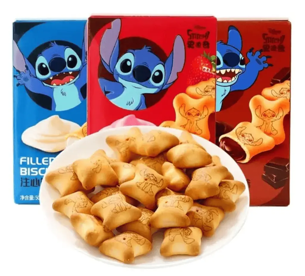 Печиво Disney Stitch Filled Biscuit Chocolat Flavor 50г - фото 3