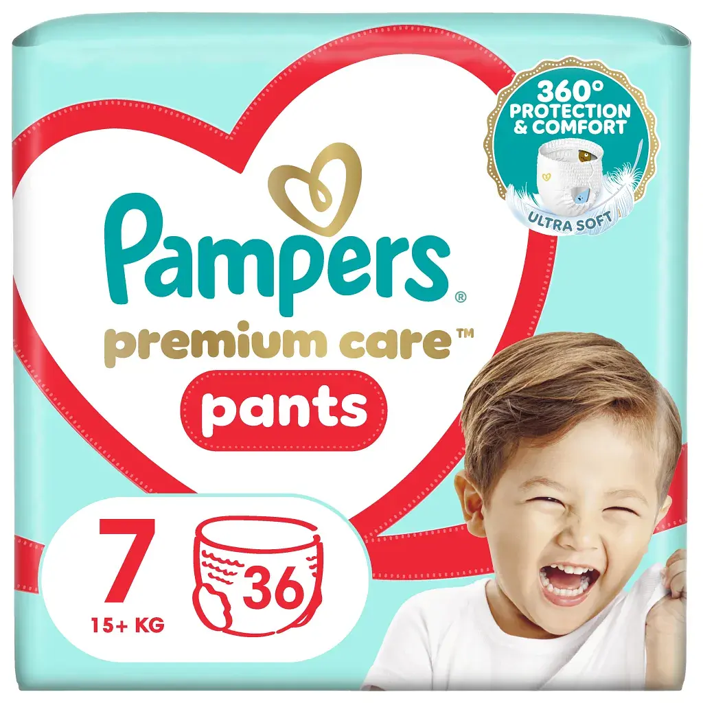 Підгузки Pampers Premium Care Pants Трусики Розмір 7 (15+ кг) 36 шт. (8700216339001)