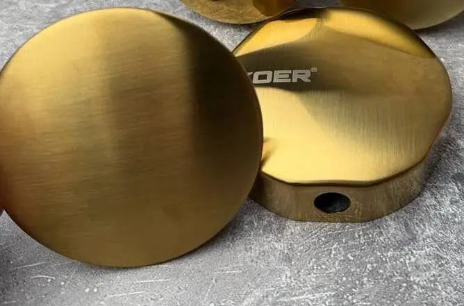 Комплект накладок для напівавтоматичного сифона ванни Koer BD-04-12 1 1/2″ Матове золото KR5445 - фото 7