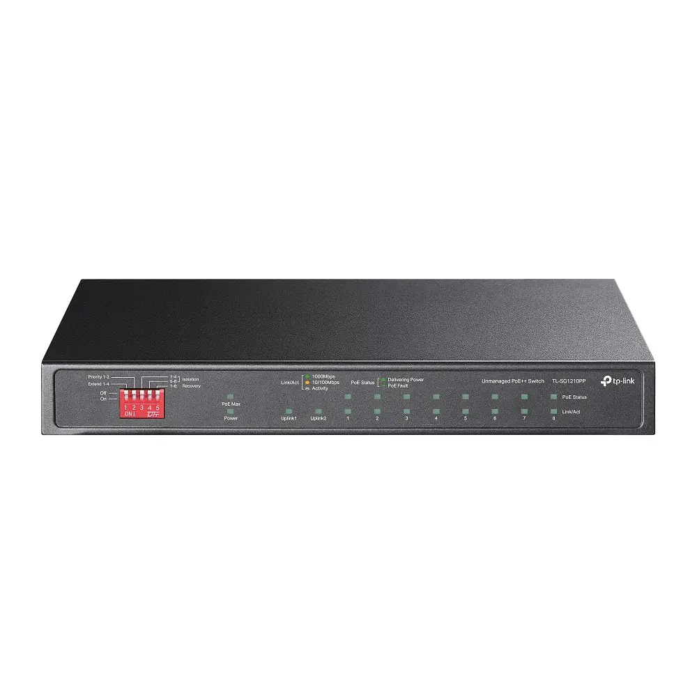 Комутатор TP-Link TL-SG1210PP - фото 6