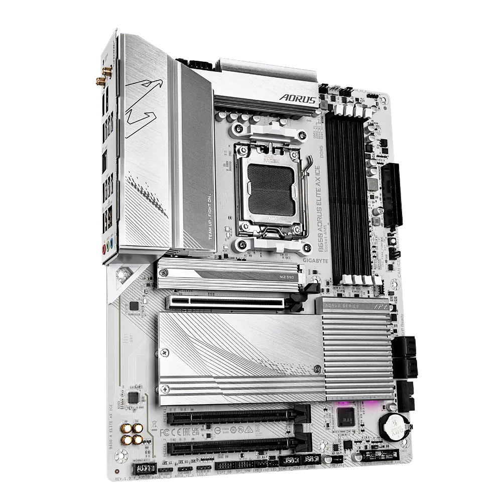 Материнська плата Gigabyte B650 Aorus Elite AX ICE Socket AM5 (B650 AORUS ELITE AX ICE) - фото 3